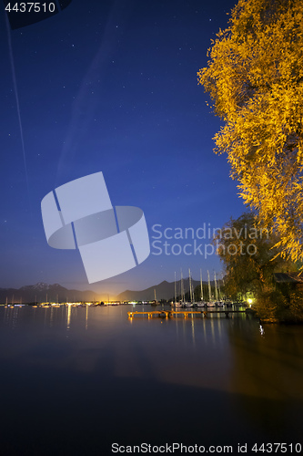 Image of Chiemsee at night