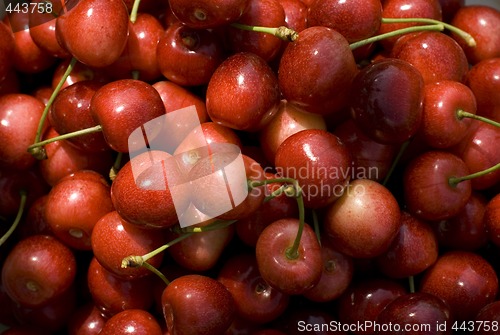 Image of cherries background