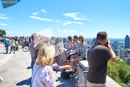 Image of Scenic view of downtown Montreal