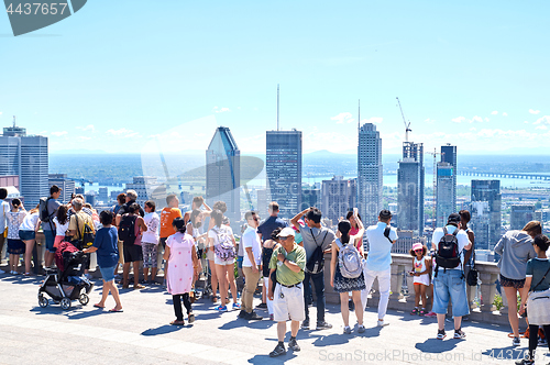 Image of Scenic view of downtown Montreal