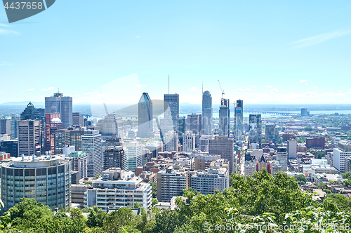 Image of Scenic view of downtown Montreal