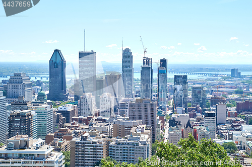 Image of scenic view of summer Montreal