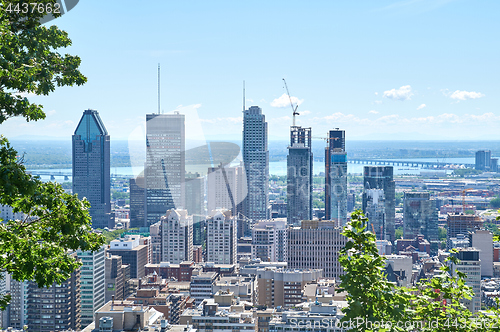 Image of scenic view of summer Montreal