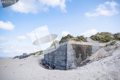 Image of Close-up of a german bunker from the 2nd world war