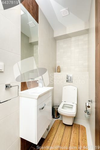 Image of Modern bathroom interior