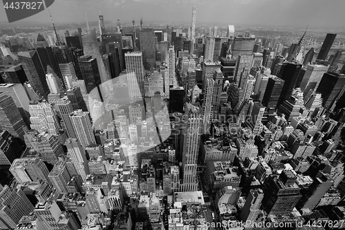 Image of New York City skyline Black and White photo