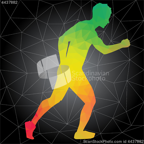 Image of Vector silhouettes of people doing fitness and crossfit workouts