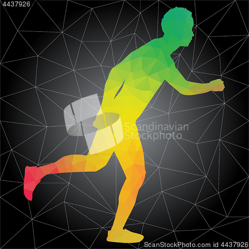 Image of Vector silhouettes of people doing fitness and crossfit workouts