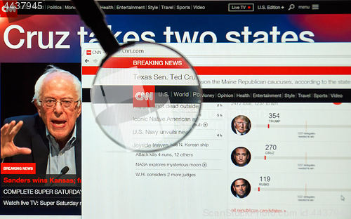Image of CNN web page