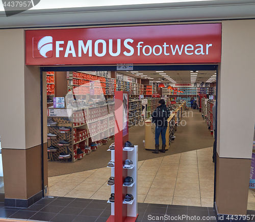 Image of Famous Footwear outlet. 