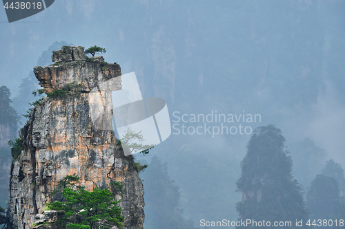 Image of Zhangjiajie mountains, China