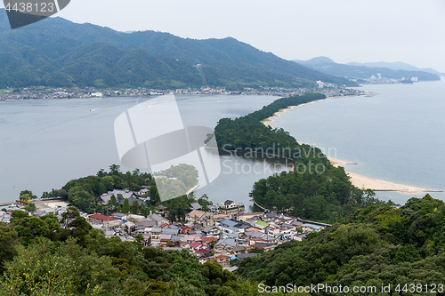 Image of Amanohashidate in Kyoto of Japan