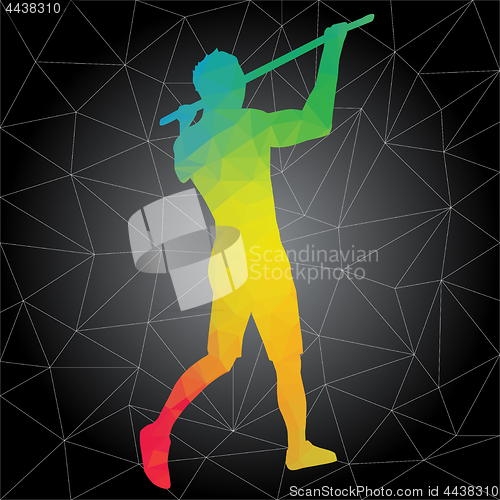 Image of Vector silhouettes of people doing fitness and crossfit workouts