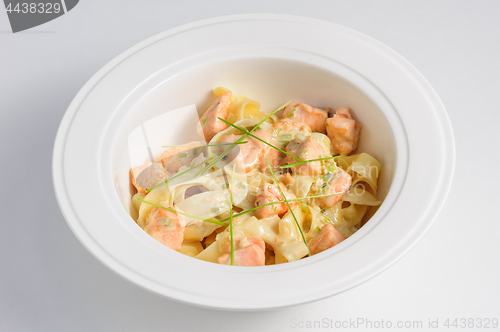 Image of Fettuccine with salmon