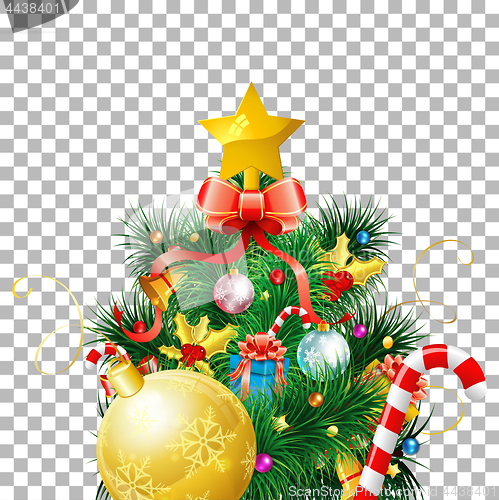 Image of Christmas Tree with Toys