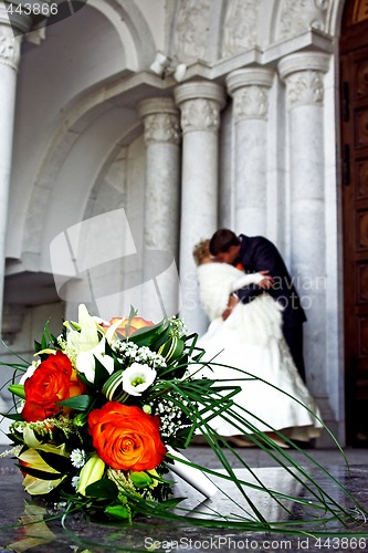 Image of Wedding  bunch of flowers