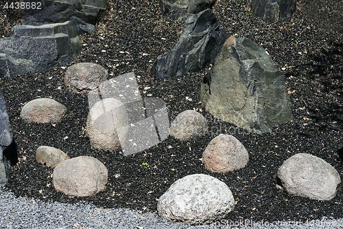 Image of stones of different shapes and types