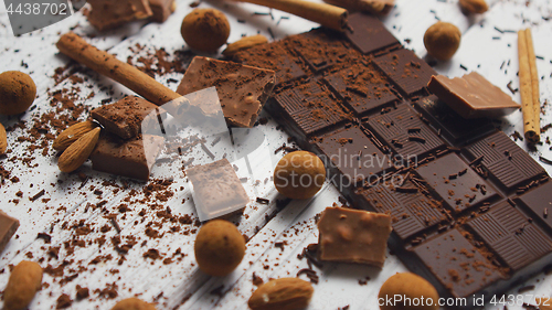 Image of Black chocolate and spices