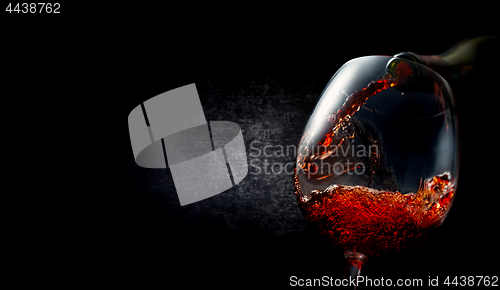 Image of Wine on textured black