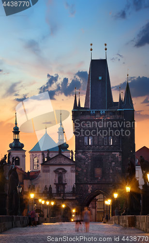 Image of Staromestska Tower in the morning