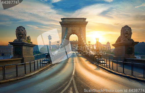 Image of Lions on Chain Bridge