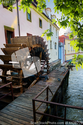 Image of Prague wooden water mill