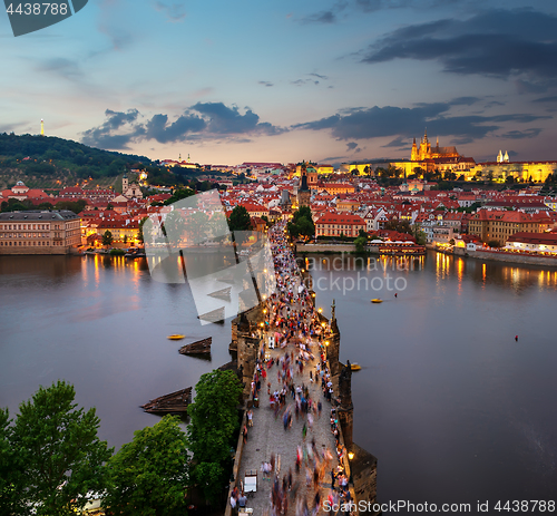 Image of Charles Bridge from above