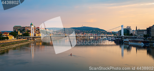 Image of Elizabeth bridge on Danube