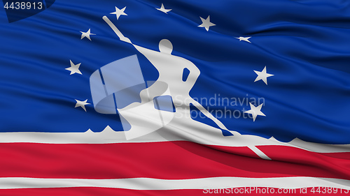 Image of Closeup Richmond Flag