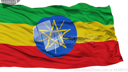 Image of Isolated Ethiopia Flag