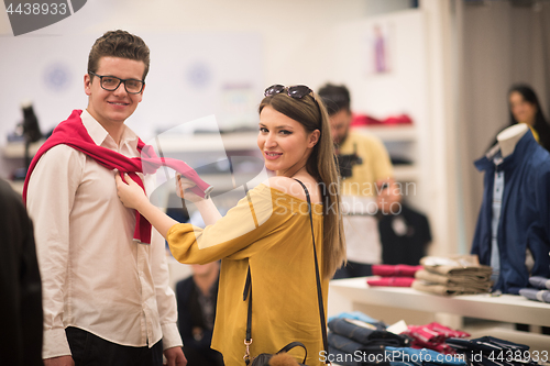 Image of couple in  Clothing Store