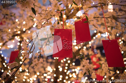 Image of traditional Japanese wishing tree