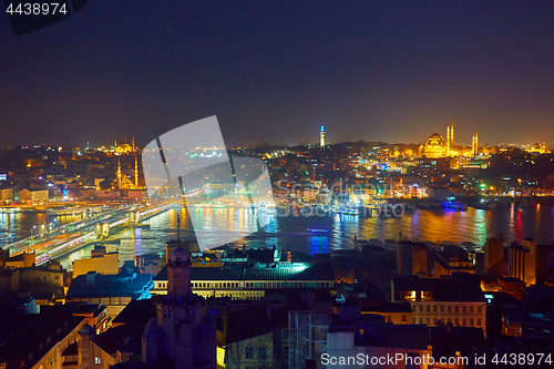 Image of Night lights of Istanbul