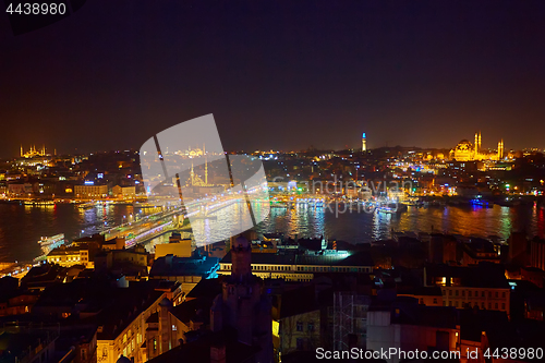 Image of Night lights of Istanbul