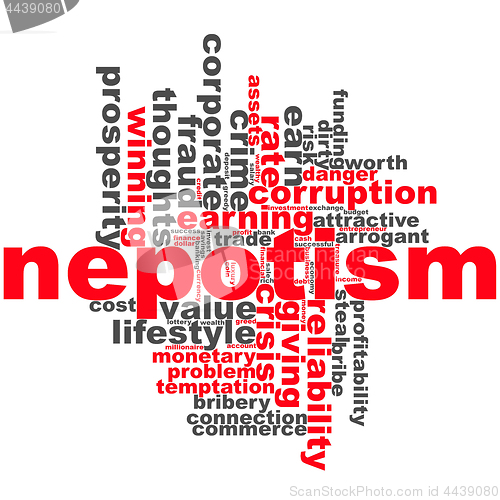 Image of Nepotism word cloud