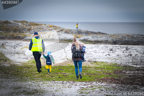 Image of Family at the Beach