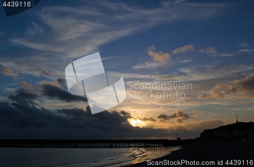 Image of Sunset Sky at Newhaven