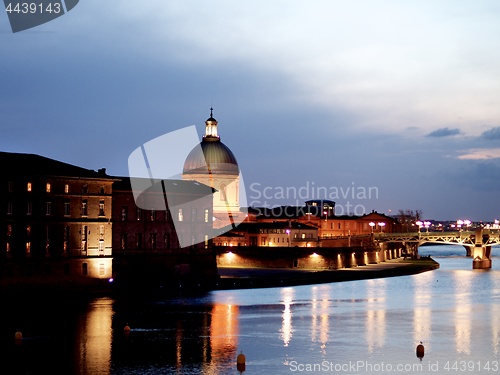 Image of Sunset on River in Toulouse