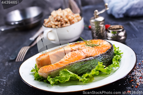 Image of fried salmon