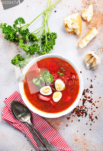 Image of Traditional Ukrainian borsch