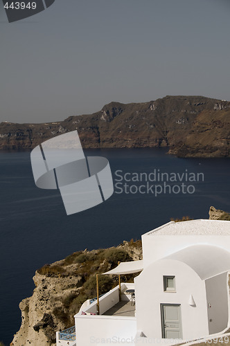 Image of santorini view over harbor