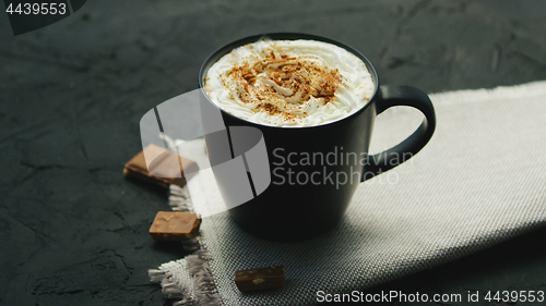 Image of Cup of coffee with whipped cream