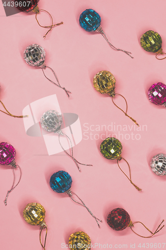 Image of Multicolored christmas balls