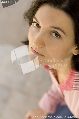 Image of pretty brunet woman