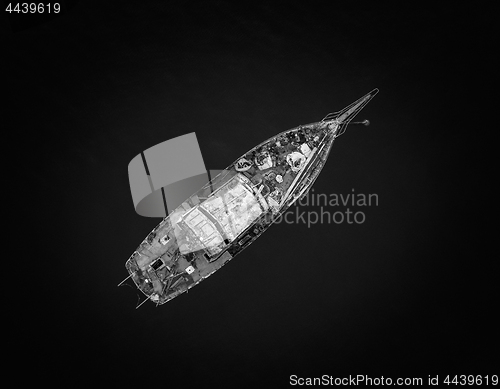 Image of Abandoned rusty old fishing boat