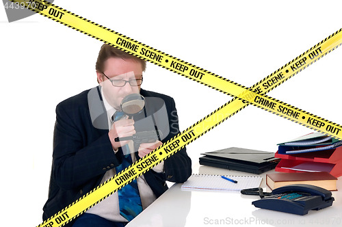 Image of CSI crime scene investigator