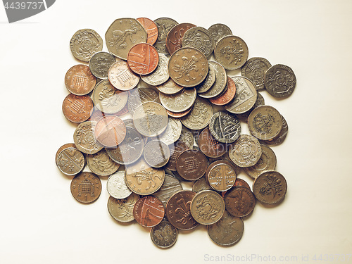 Image of Vintage Pound coins