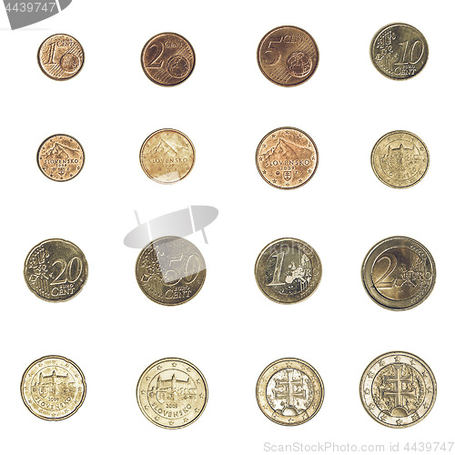 Image of Vintage Euro coin - Slovakia