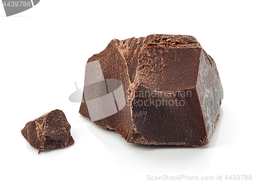 Image of pieces of dark chocolate