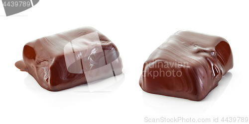 Image of melted chocolat candies